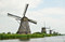Eight-sided windmills in  Kinderdijk