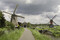 Typical Dutch windmills near Oud Zuilen