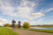 Cycling along the dyke of the River IJssel