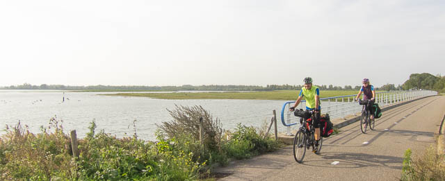 Ferry from Loevestein Castle to Woudrichem. Photo © Holland-Cycling.com